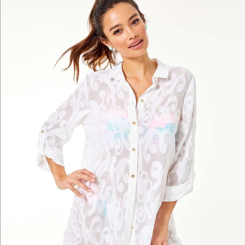 Lilly Pulitzer Shirtdress Cover-Up